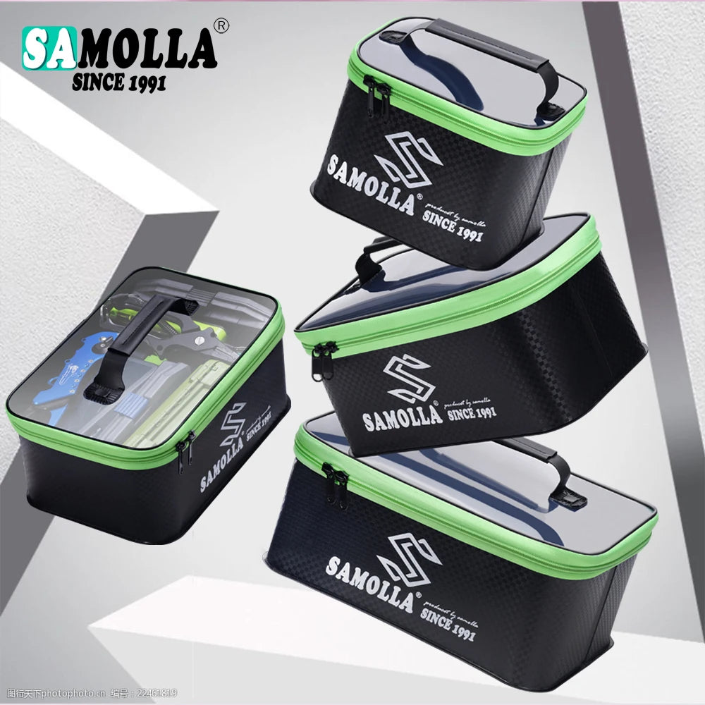 EVA Thicken Fishing Tackle Box Bag Waterproof Live Fish Bucket Storage Case