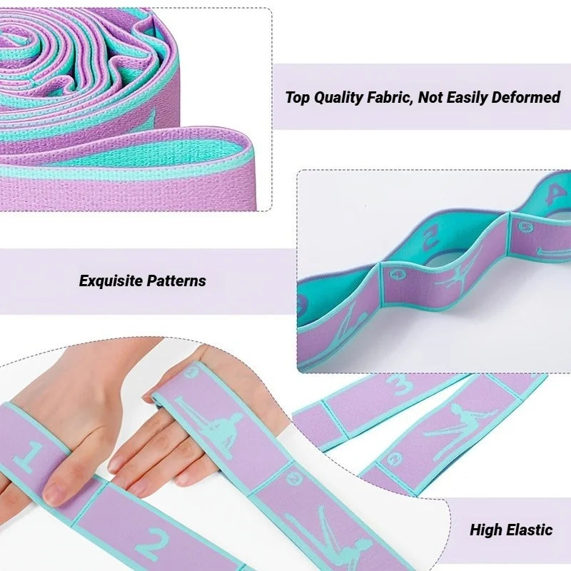 Adult Elastic Resistance Band Yoga Stretching Loop