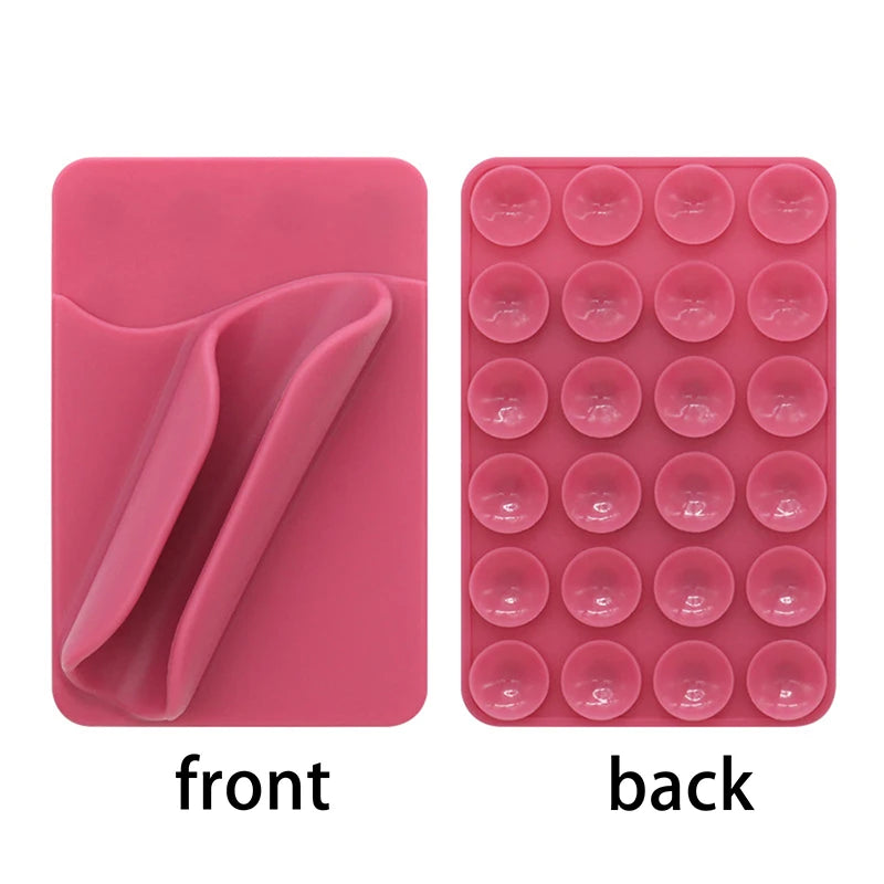 Mobile Phone Case Lipstick Storage Lip Glaze Mobile Phone Holder Card Portable Lipstick Lip Glaze Holder Paste Storage