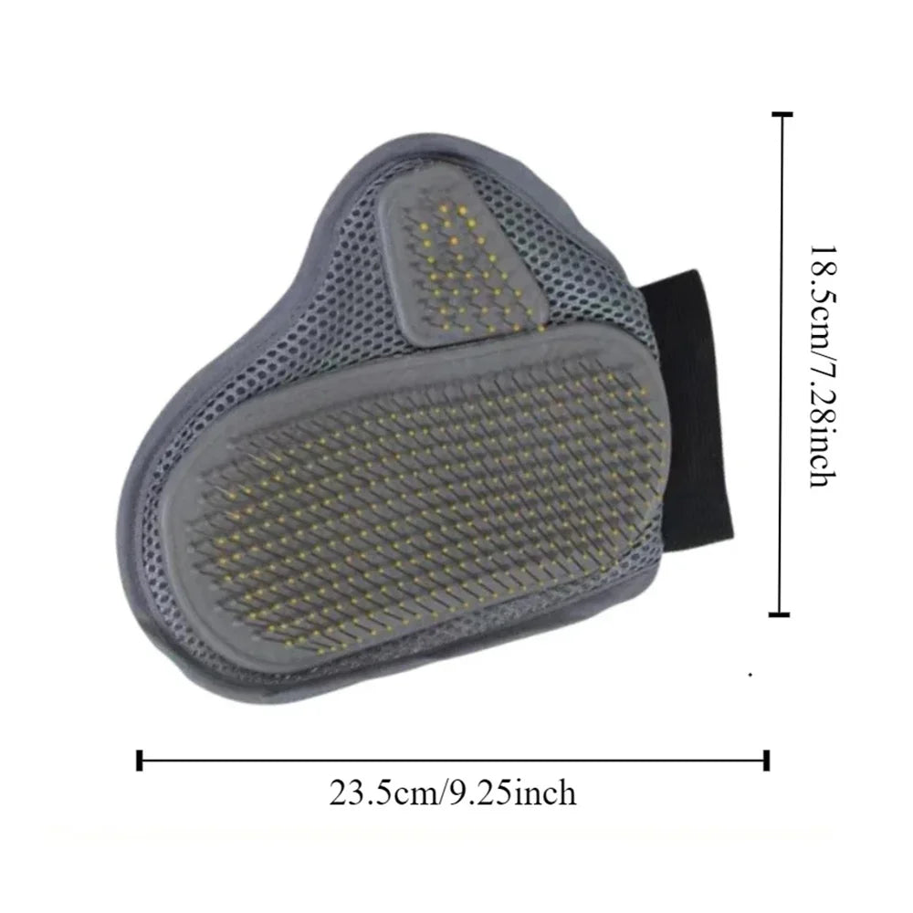 1Pc Pet Grooming Glove Hair Removal Brush Cat Dog Fur Hair Deshedding Gentle Efficient Dog Combs Pet Bathing Massage Products