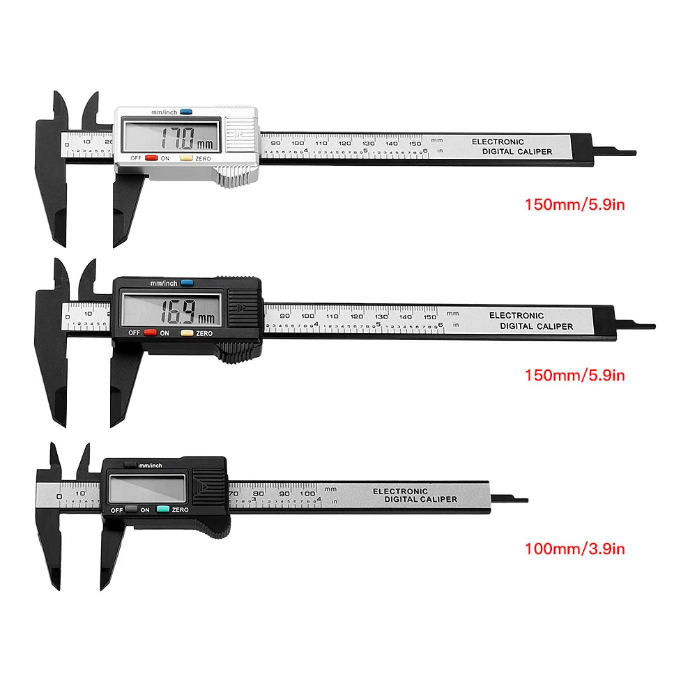 150mm Electronic Digital Caliper Vernier Depth Gauge additional angle