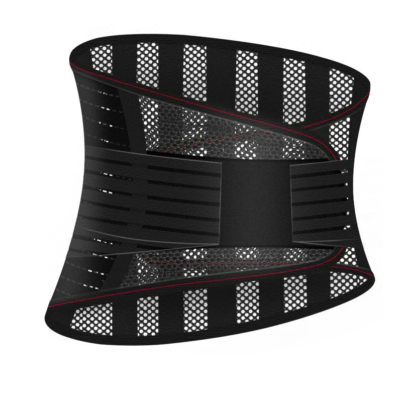 Lumbar Protector Waist Trainer Back Support Breathable Mesh