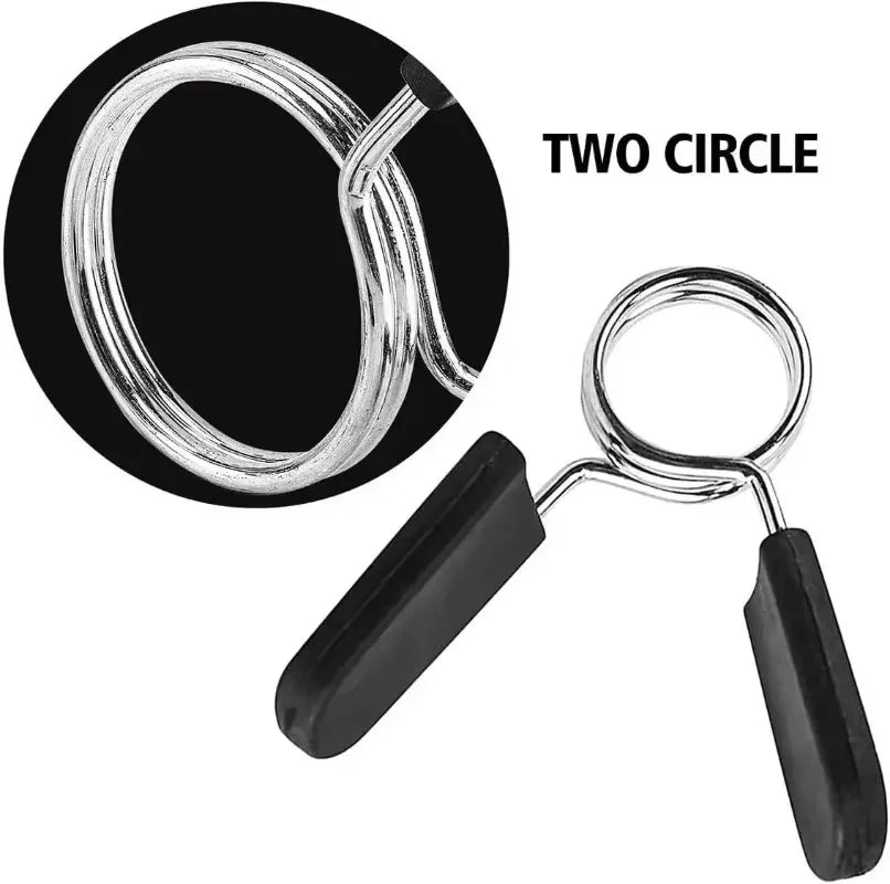 25/28 mm Barbell Spring Collar Clips