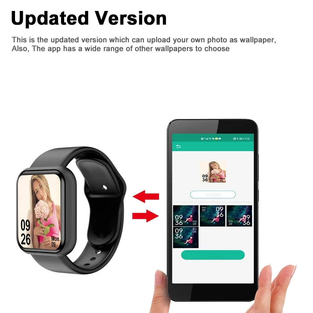 Men Smart Watch Y68 Sport LED Digital Watch alternate view