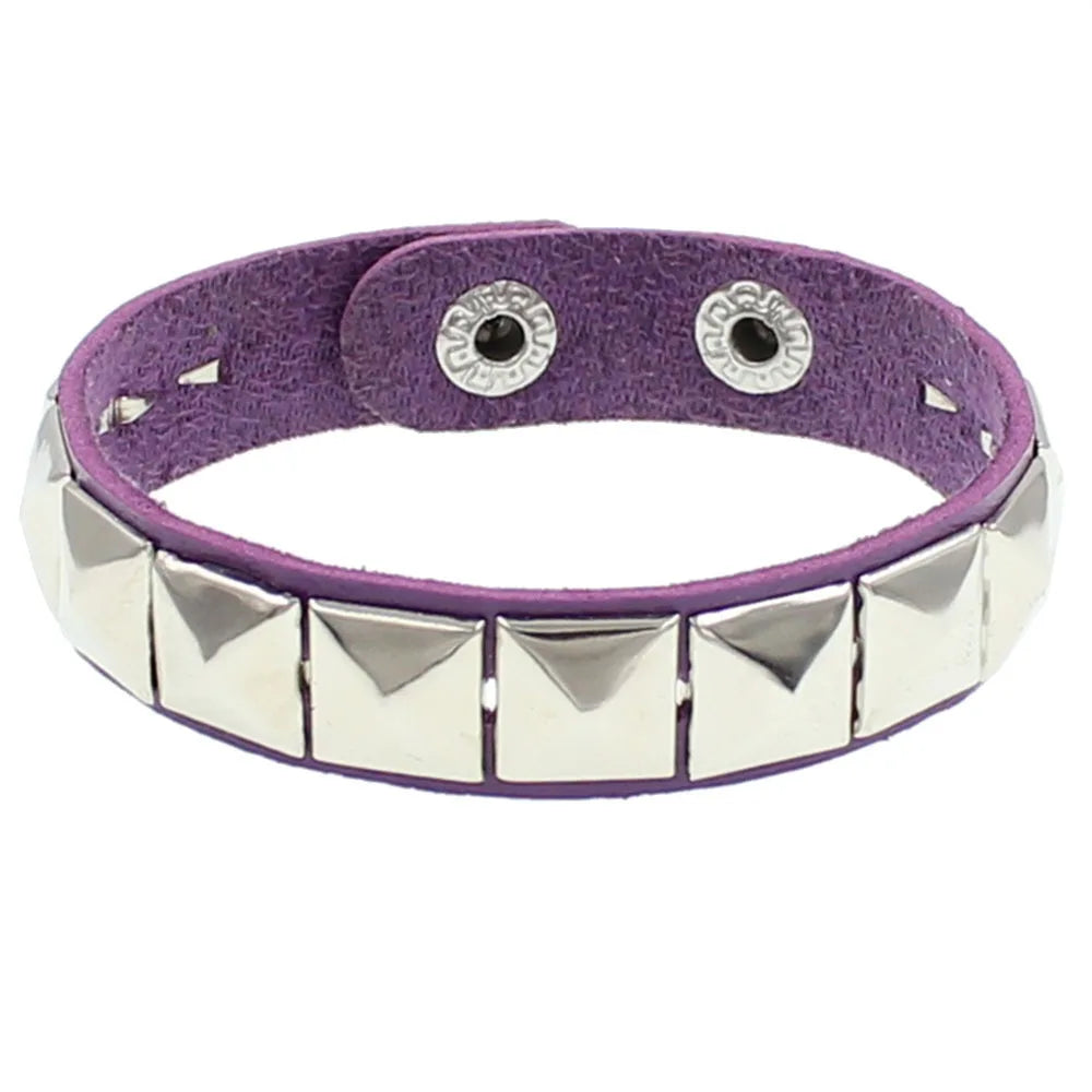 Spiked Studded Bangle Bracelet Gothic Punk Cuff Unisex