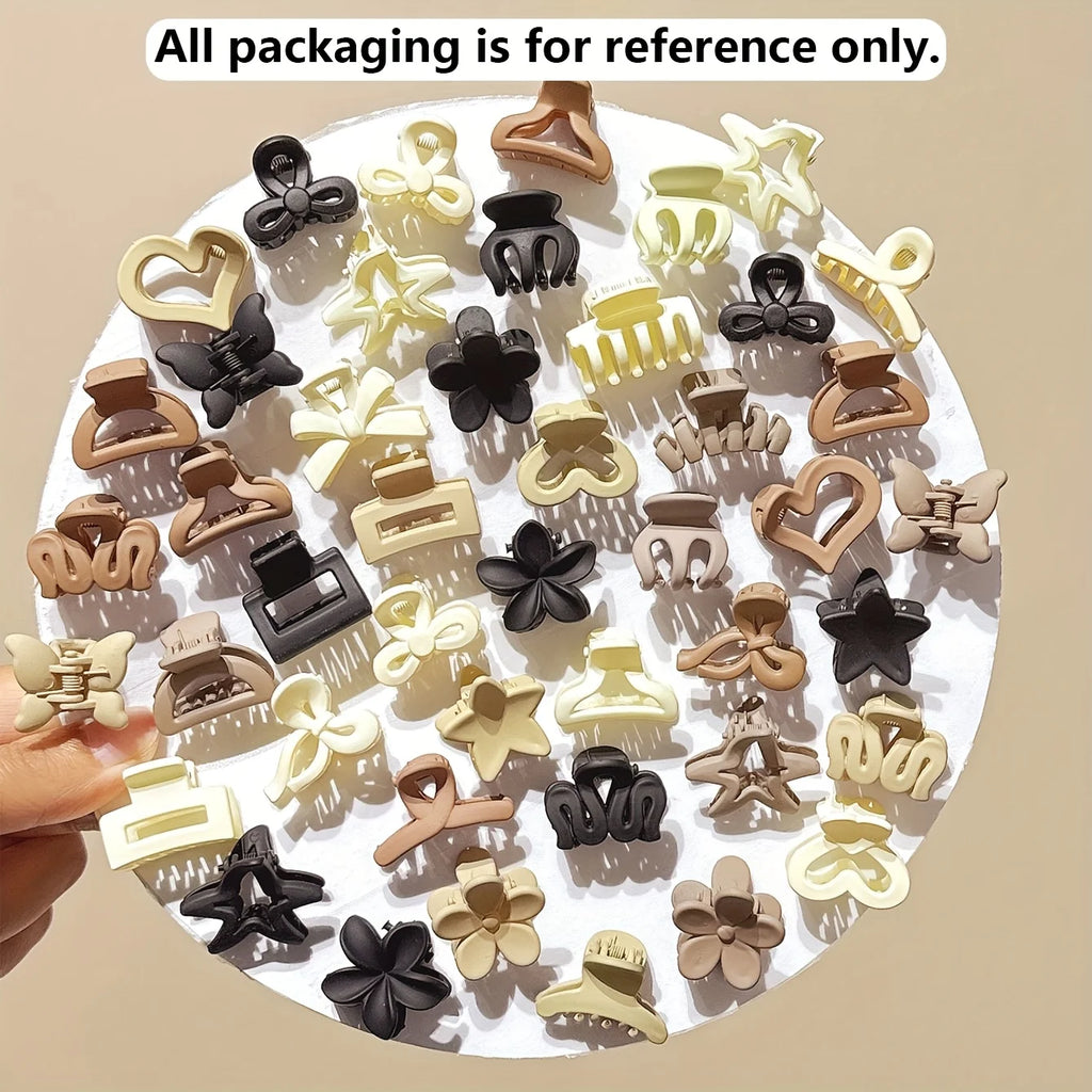 Beige Small Clips, Mixed Pack for Girls detail view