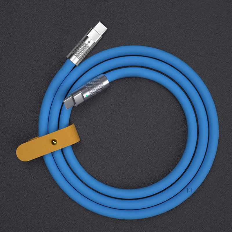 USB C to USB C Charging Cable 120W 6A Liquid Silicone PD Fast Charge alternate view