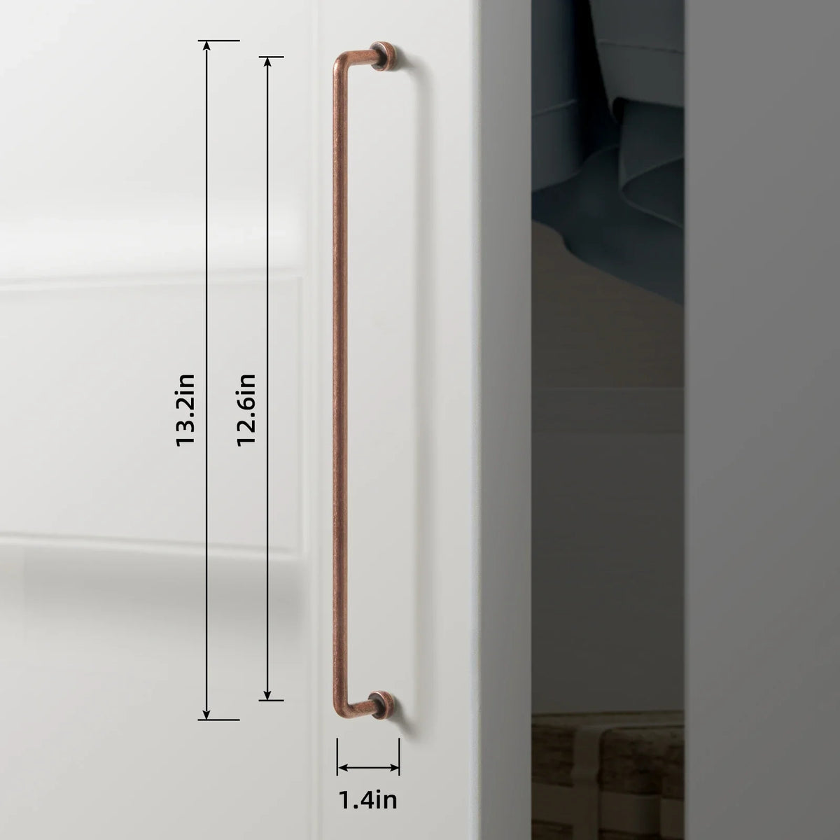Dainty Furniture Bar Pull Cabinet Handle 320mm Bronze Long Handle for Kitchen