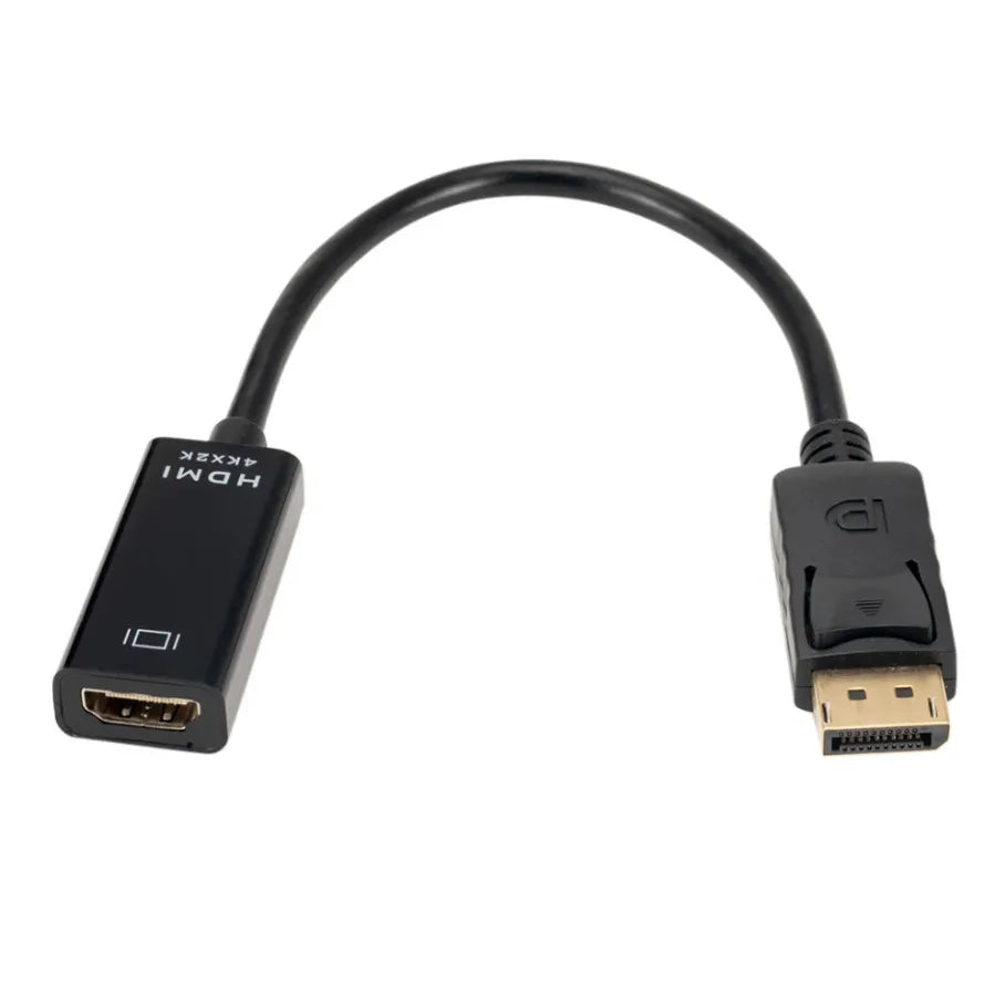 DP to HDMI Adapter 4K Male to Female DisplayPort Video Audio Cable
