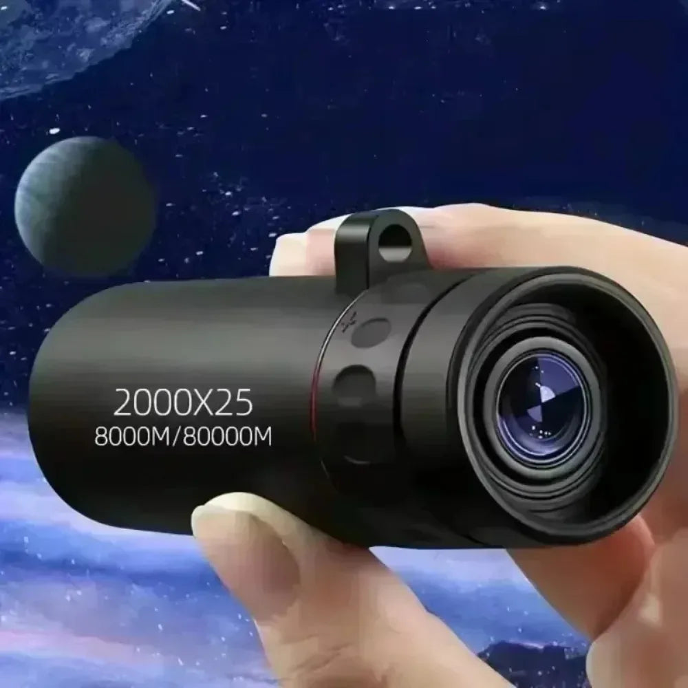 Mini Portable Mobile Phone Telescope with Holder 2000x25