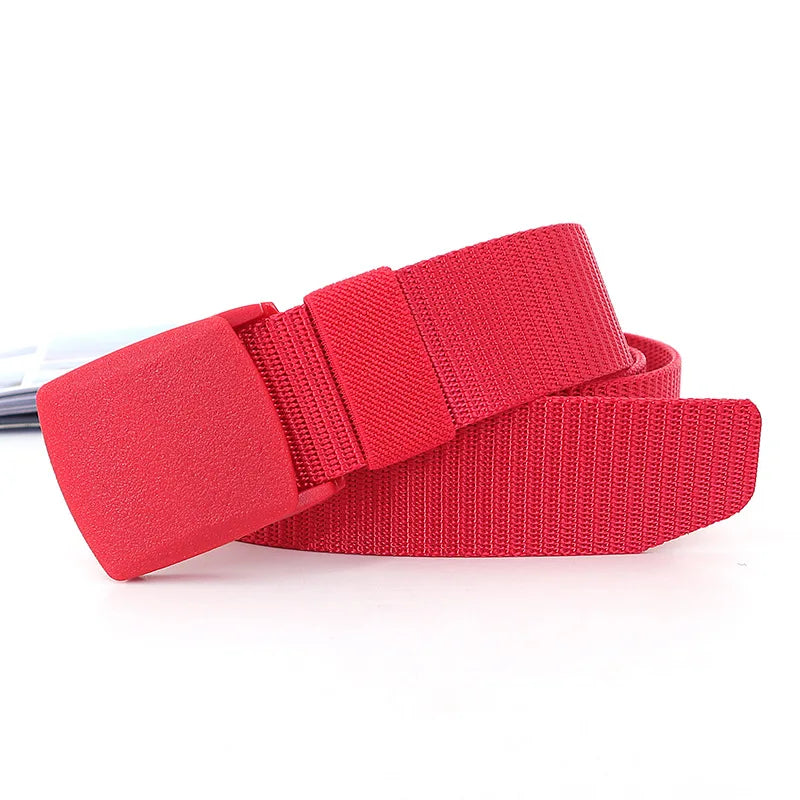 38mm Tactical Belt Unisex Lightweight Weave with Plastic Buckle alternate view