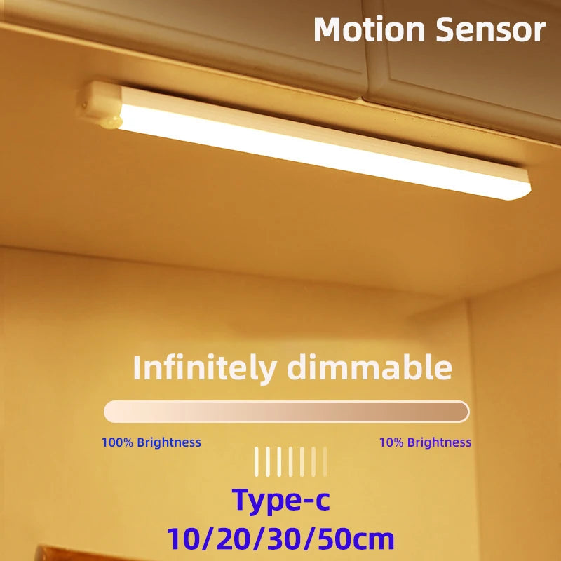 Motion Sensor LED Night Light USB Rechargeable Type-C | Wireless lifestyle view