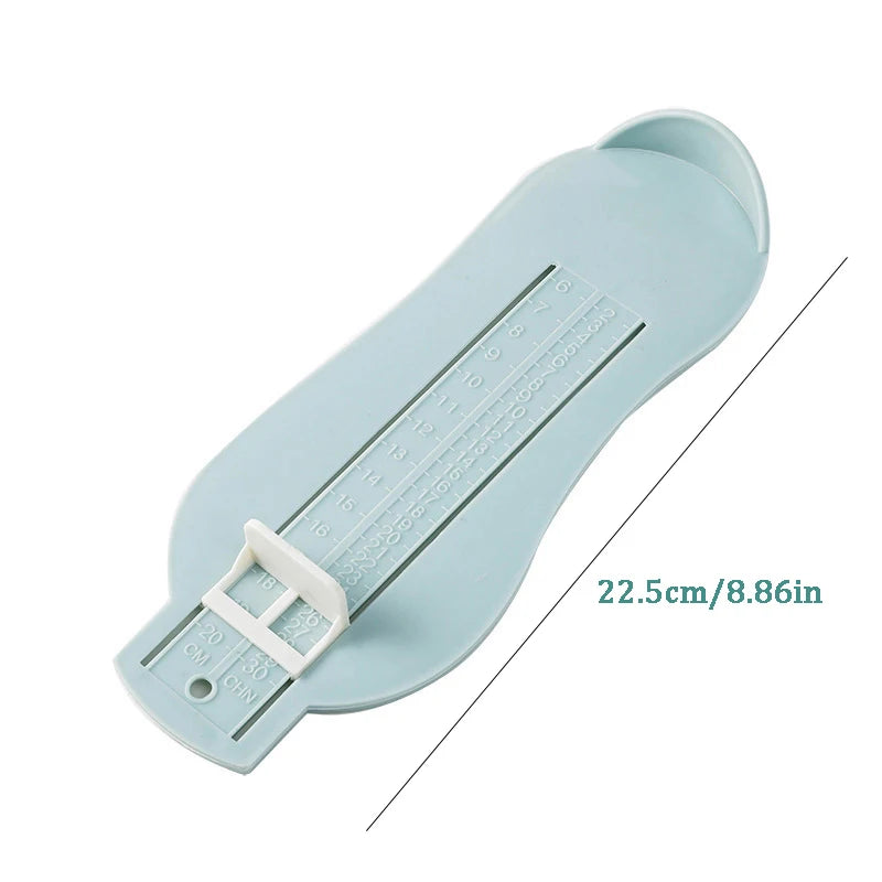 Kids Toddler Foot Length Measuring Ruler Shoe Size Gauge additional angle