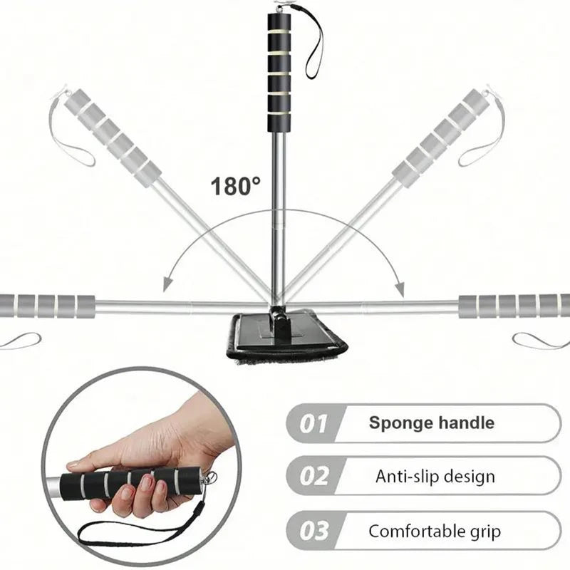Automobile Windshield Water Scraping Telescopic Automobile Glass Wiper Auto Cleaning Too detail view