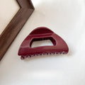New Soft Silicone Hair Claw Large Geometric Claw Clips Durable Anti-collision Durable Hair Clips for Women Hair Accessories