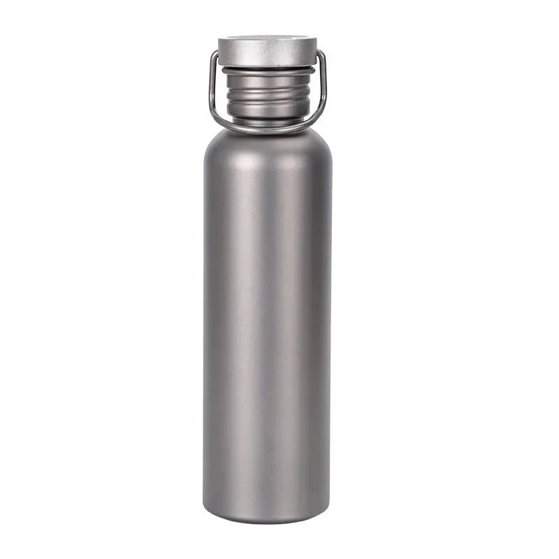 Titanium Water Bottle 600ml 750ml Outdoor Camping Hiking Cycling