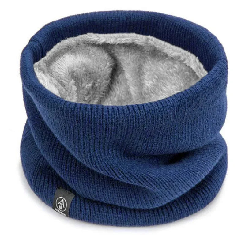 Knitted Neck Warmer Scarf Soft Winter Scarves lifestyle view