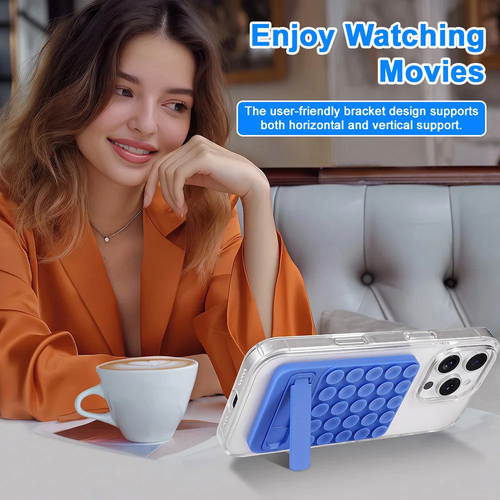 Multifunctional Silicone Suction Invisible Phone Holder Mat Double-sided Suction Cup Adh detail view
