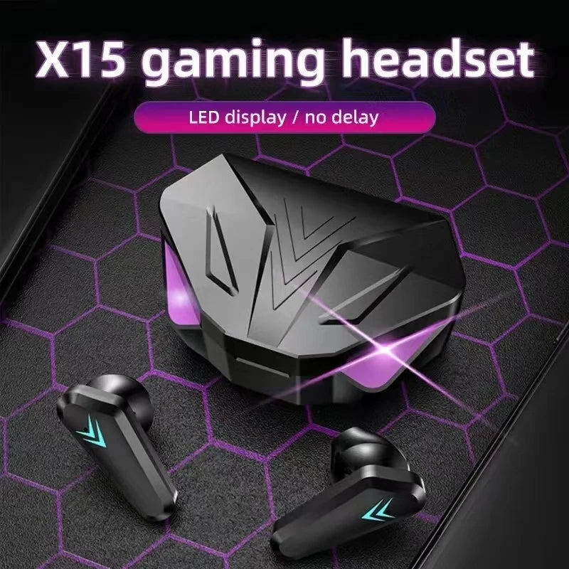 TWS Wireless Bluetooth Headset LED Display Gamer Earbuds with Mic Wireless Headphones No detail view
