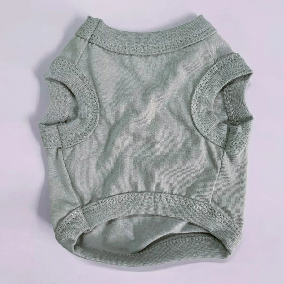 Soft Cotton Blank Dog Shirt, Breathable Spring Summer Pet Apparel, Lightweight Plain Dog T Shirt for Small to Large Dogs
