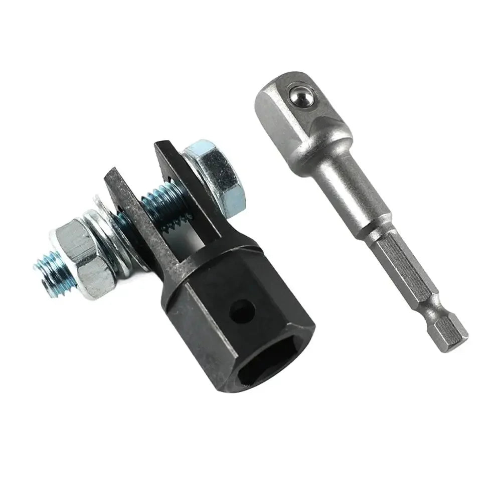 1/2 Inch Universal Scissor Jack Adapter Chrome Vanadium Steel Wrench Socket Auto Drill Connection Tool
