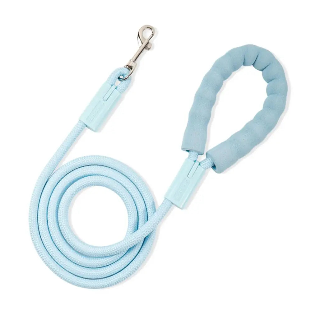 Summer Dopamine Dog Leashes Durable with Cotton Handle Pet Training Rope Nylon Anti-Lost Dog Traction Rope Outdoor