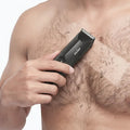 Electric Body Hair Trimmer with Ceramic Blade, Waterproof USB Recharge