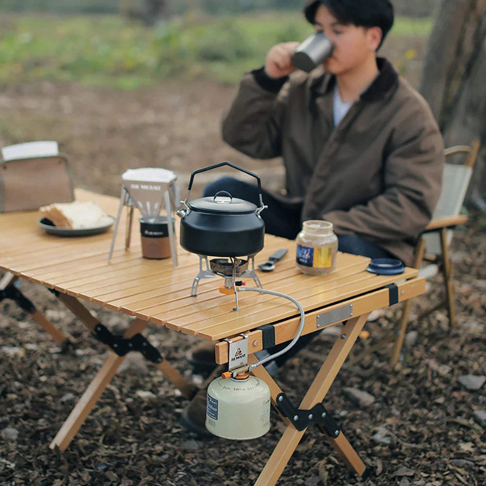 Stainless Steel Gas Canister Hook for Camping Tables