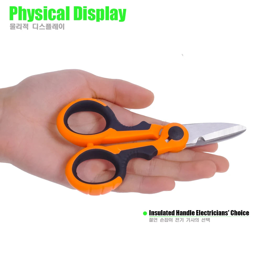 Stainless Steel Fishing Scissors with Tungsten Carbide Cutters additional angle