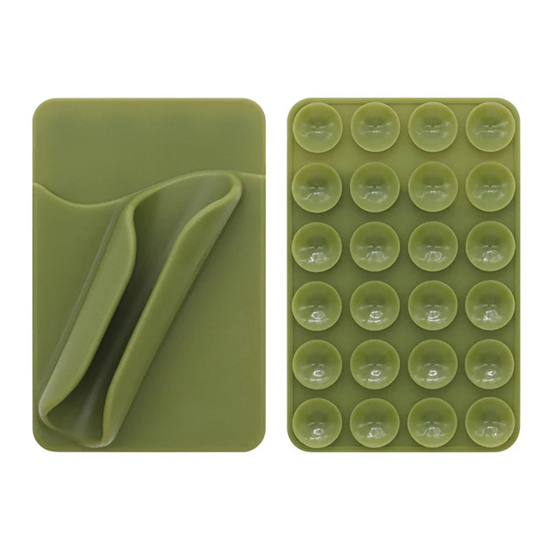 Mobile Phone Case Lipstick Storage Lip Glaze Mobile Phone Holder Card Portable Lipstick Lip Glaze Holder Paste Storage