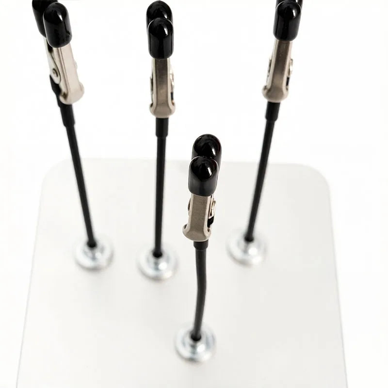 Soldering Third Hand Tool with Strong Magnetic Base Flexible Arms PCB Holder Alligator Clip Welding for Electronics Repair