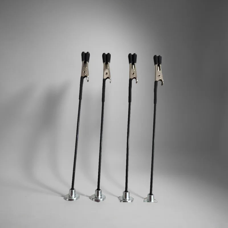 Soldering Third Hand Tool with Strong Magnetic Base Flexible Arms PCB Holder Alligator Clip Welding for Electronics Repair