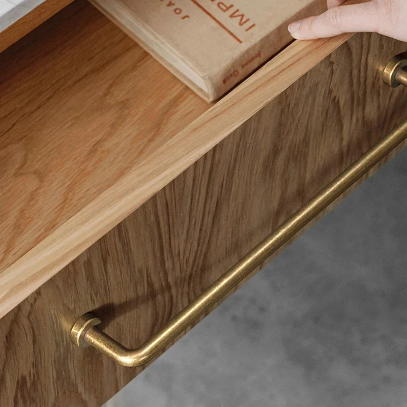 Dainty Furniture Bar Pull Cabinet Handle 320mm Bronze Long Handle for Kitchen