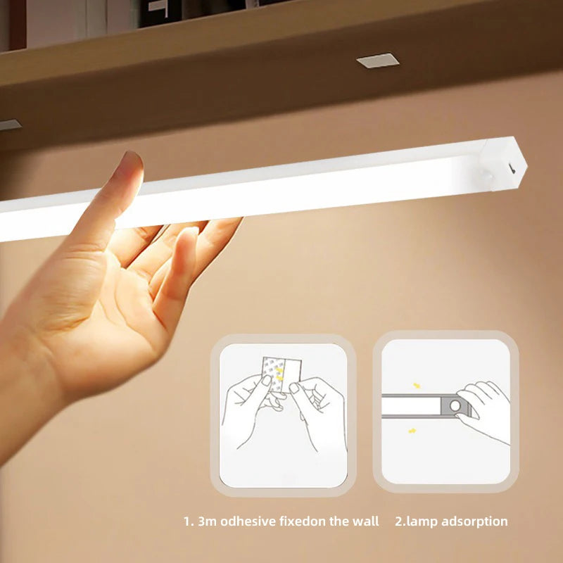 Motion Sensor LED Night Light USB Rechargeable Type-C | Wireless detail view