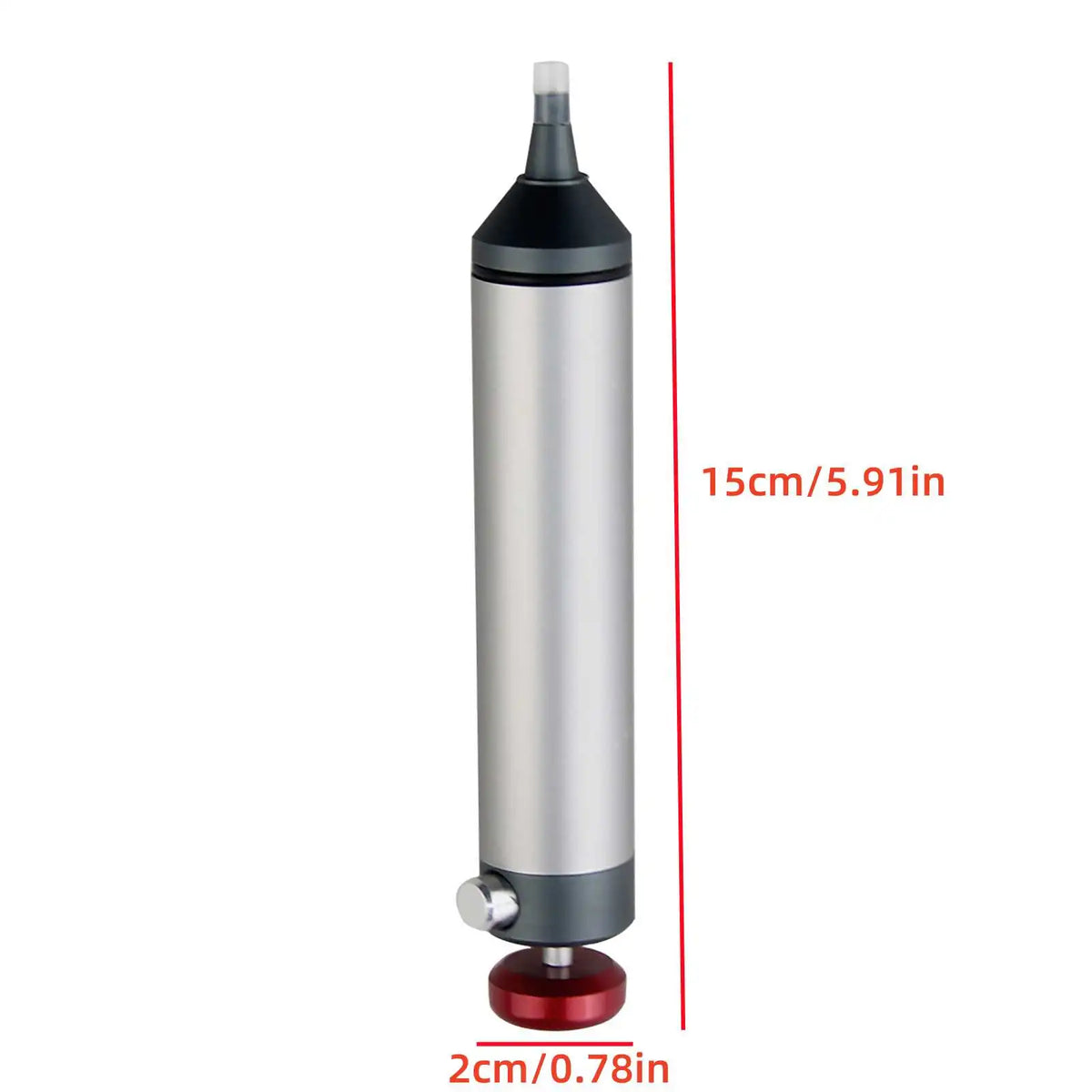 Portable Solder Sucker Pen Desoldering Pump Silicone Tip