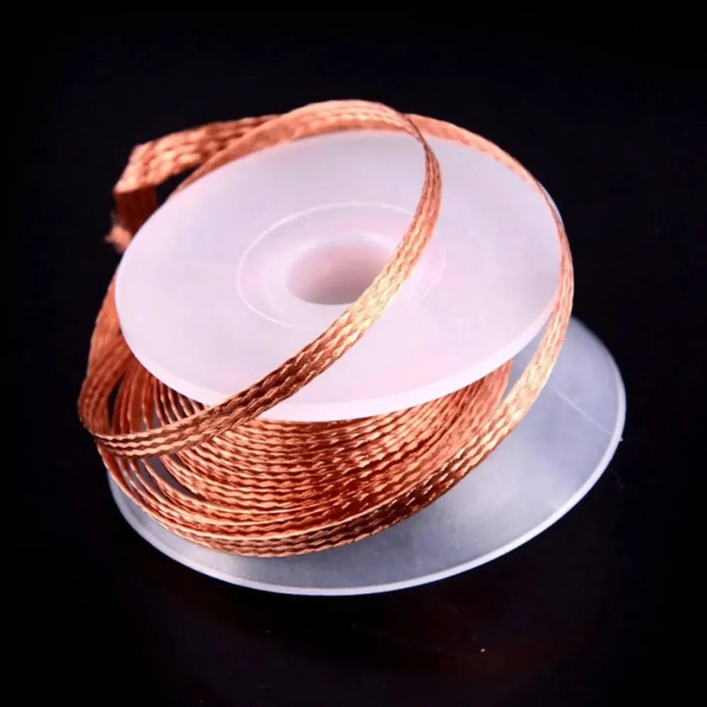 Desoldering Wire Tape 1.0-4.0mm Width, 1.5M/3M Length, No-Clean for PCB Repair additional angle