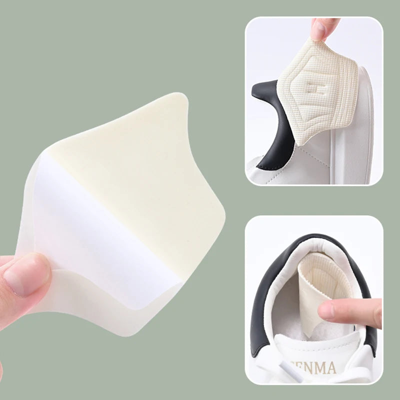 Heel Insoles Foam Cushion Pads for Sport Shoes Adjustable Size lifestyle view