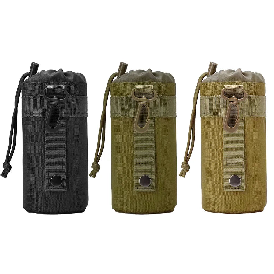 Molle Water Bottle Bag Rack with Pulling Rope