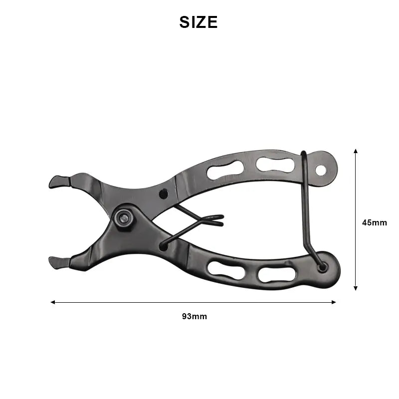 Bicycle Chain Buckle Pliers Mini MTB Quick Release Magic Link Clamp additional angle