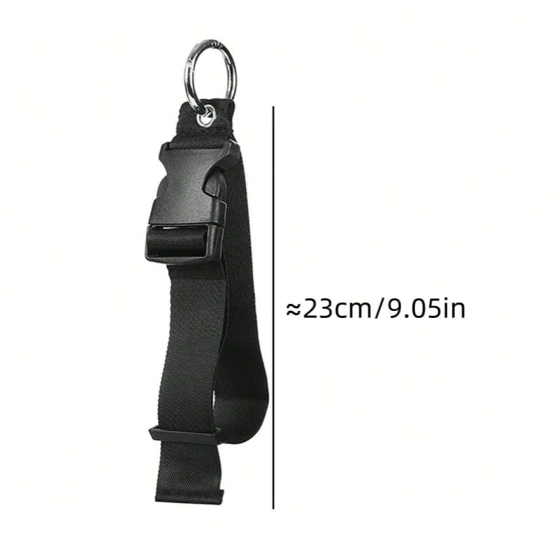 Travel Luggage Strap With Release Buckle | Nylon Add-A-Bag Strap close-up view