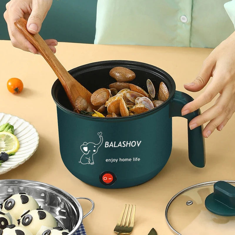 Mini Electric Cooker for 1-2 People Multifunction Non-Stick