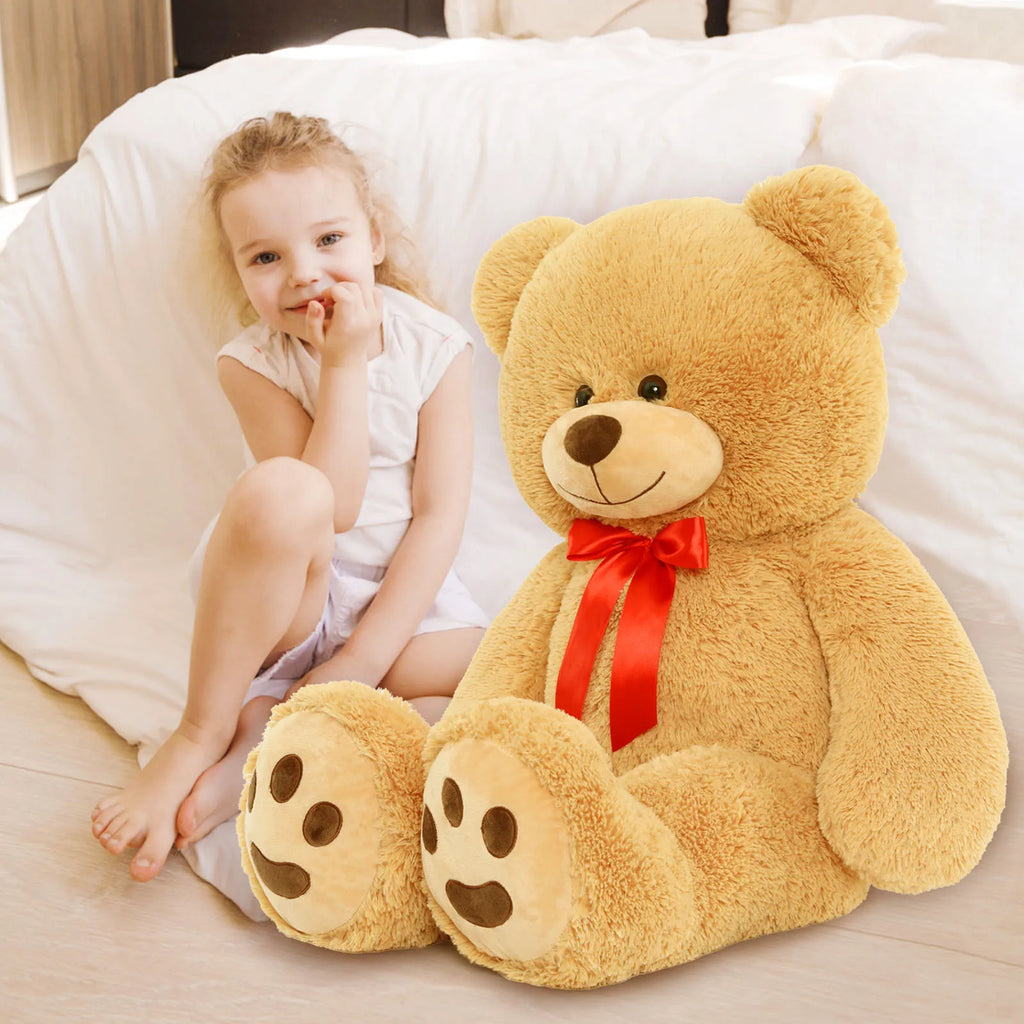 Giant Brown Teddy Bear Stuffed Animal Plush Toy