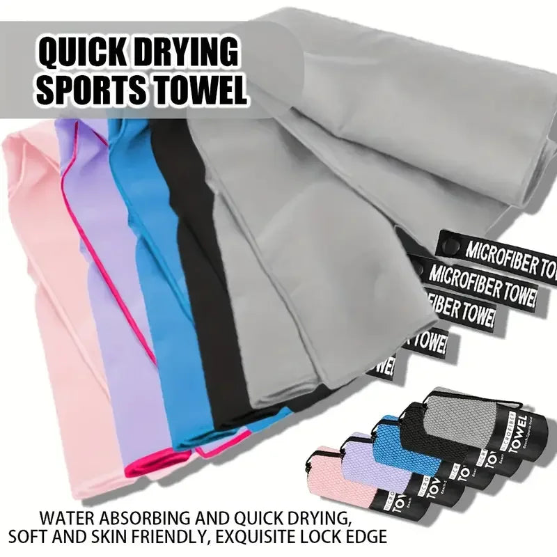 Microfiber Travel Towel Quick Drying Compact Sports Camping Towel