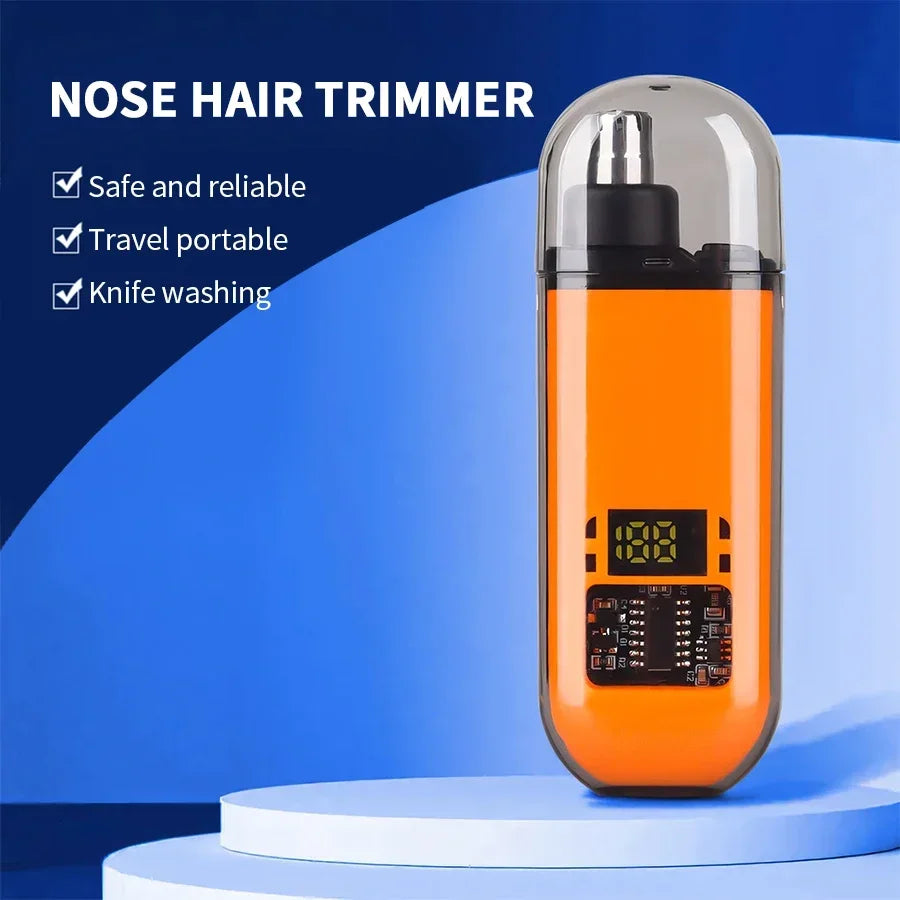 2 In 1 Electric Portable Ear And Nose Hair Trimmer Clipper 2024 Professional Painless Po detail view