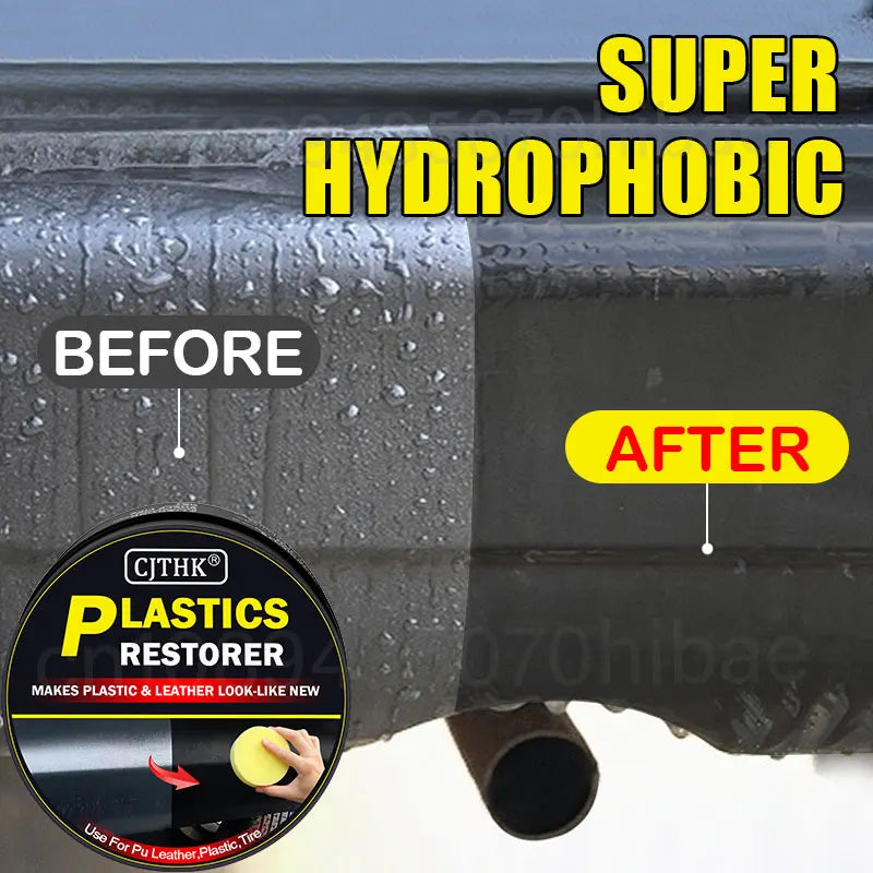 Car Plastic Restorer Back To Black Gloss Coating close-up view