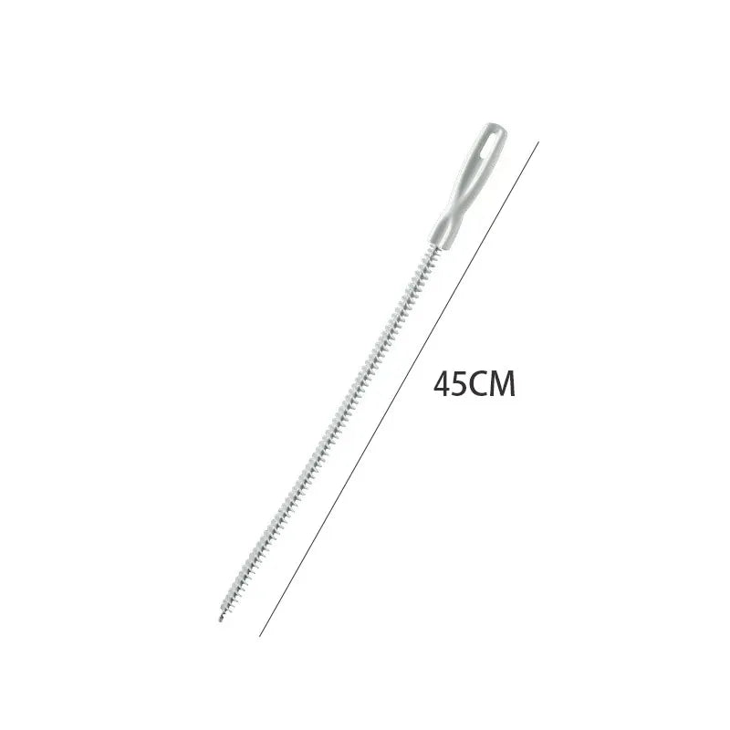 1-10 PCS Household Drain Cleaning Tool For Hair And In The Kitchen Bathroom Washbasin Anti Clogging Cleaning Rod Pipe Unclogger