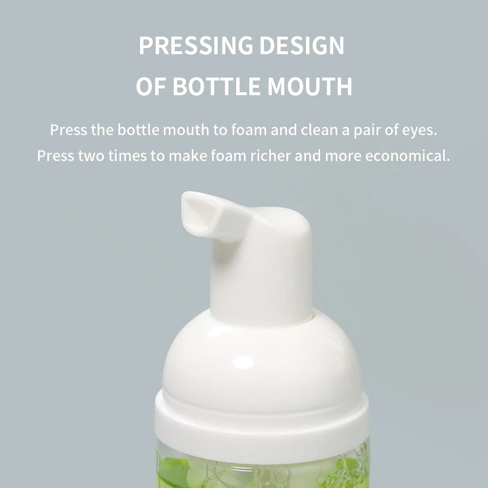 GLAMLASH 60ml No tears Formula Fruit Scent Eyelash Foam Cleanser For Lash Extension S alternate view
