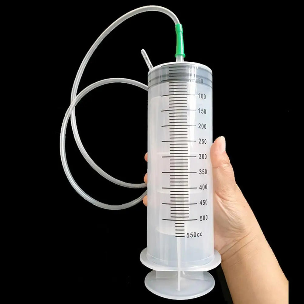 100/300/550ml Grote Capaciteitsspuiten Herbruikbare Naaldvat Oliepomp met 1m Slang vo lifestyle view