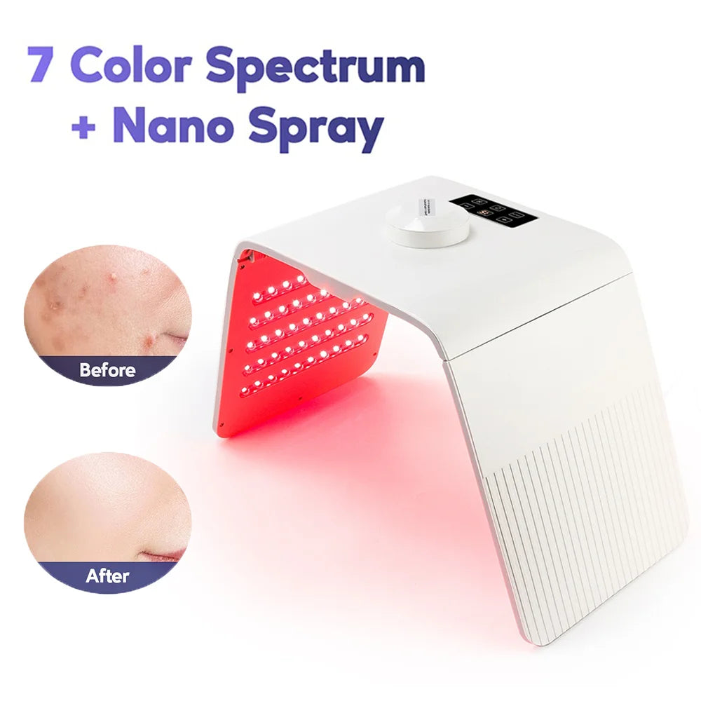 Foldable 7 Color LED Photon Beauty Light