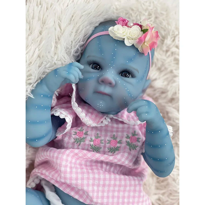 18inch Reborn Bettie Avatar Silicone Baby Doll 3D Painting Skin with Detailed Veins R alternate view